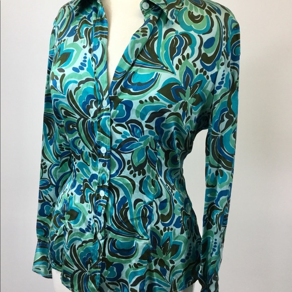 NY&C multi button down size M (B-74) - Picture 3 of 5